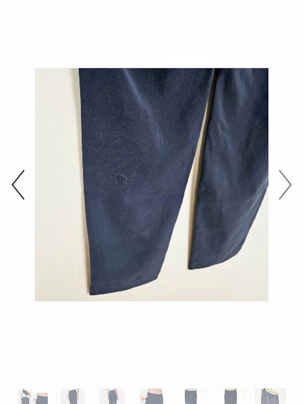 NWOT Lululemon On The Fly Pants Navy Blur Sz 10 M/L - Picture 11 of 12